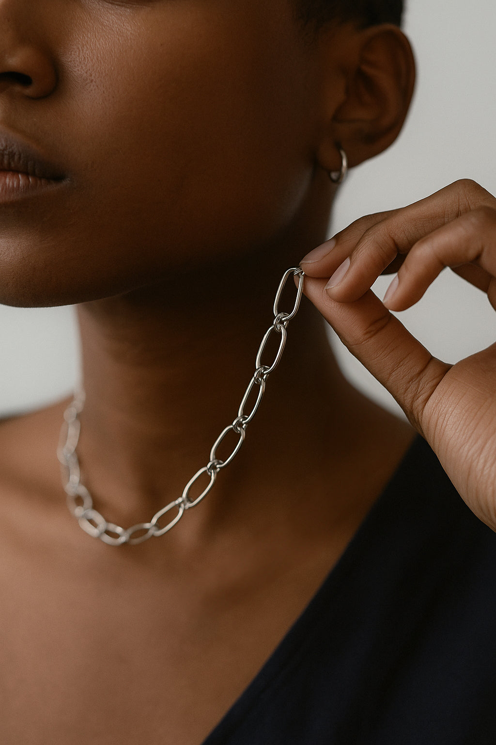 OVOID CHAIN NECKLACE