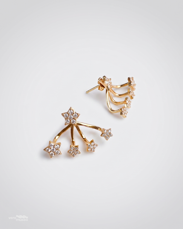 STARDUST ILLUSION STUD EARRINGS