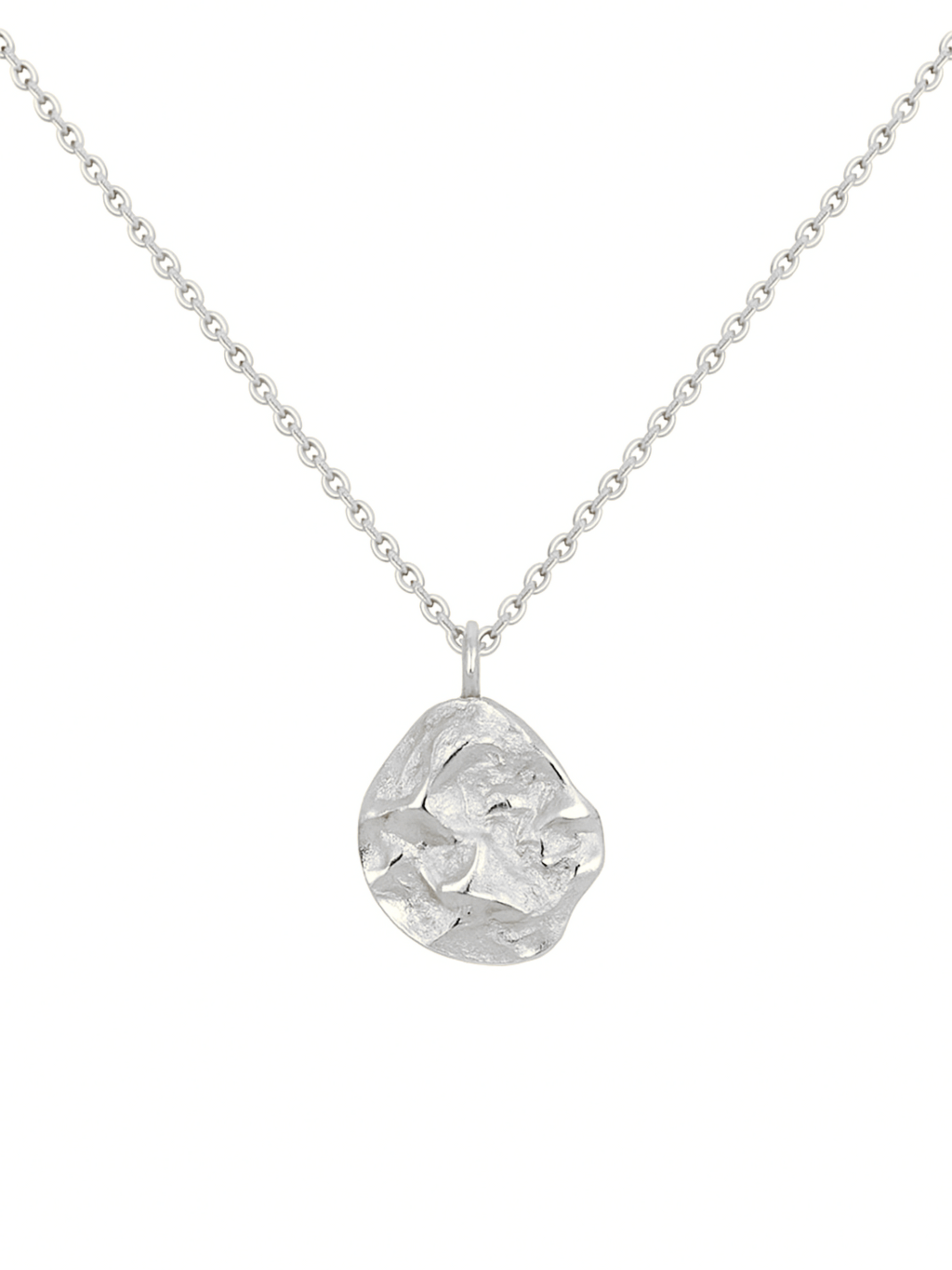 CRINKLECOIN PENDANT NECKLACE