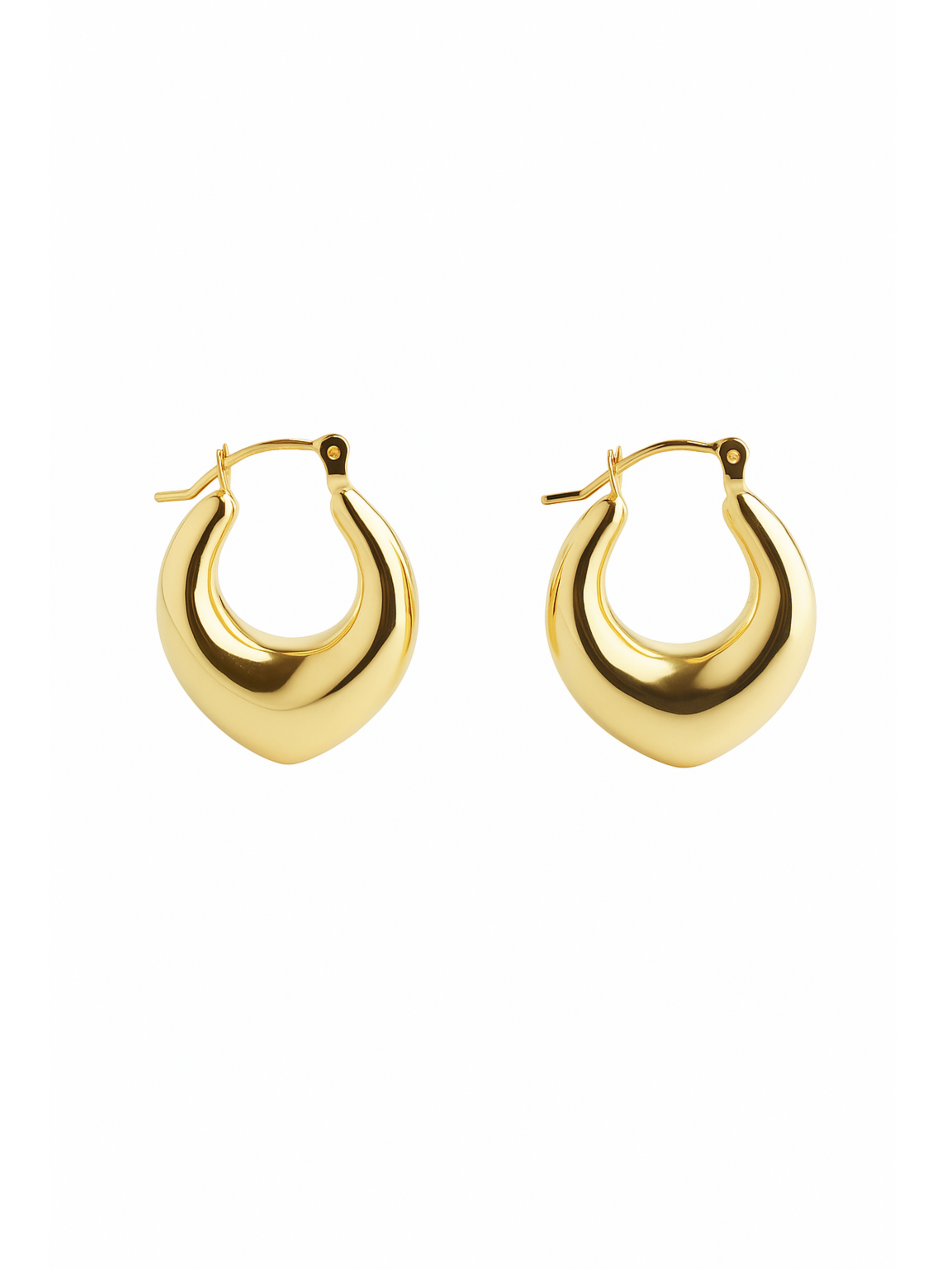 PUFFPOINTE CHUNKY HOOP EARRINGS