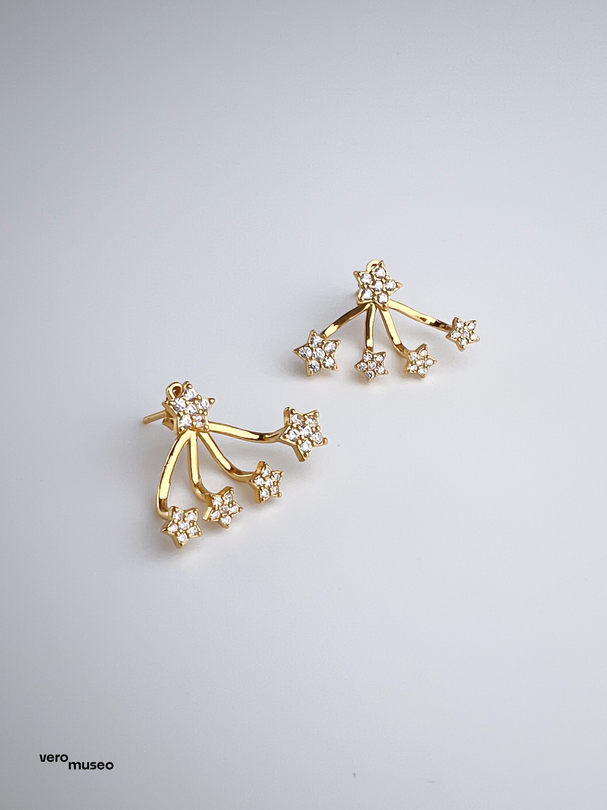 STARDUST ILLUSION STUD EARRINGS