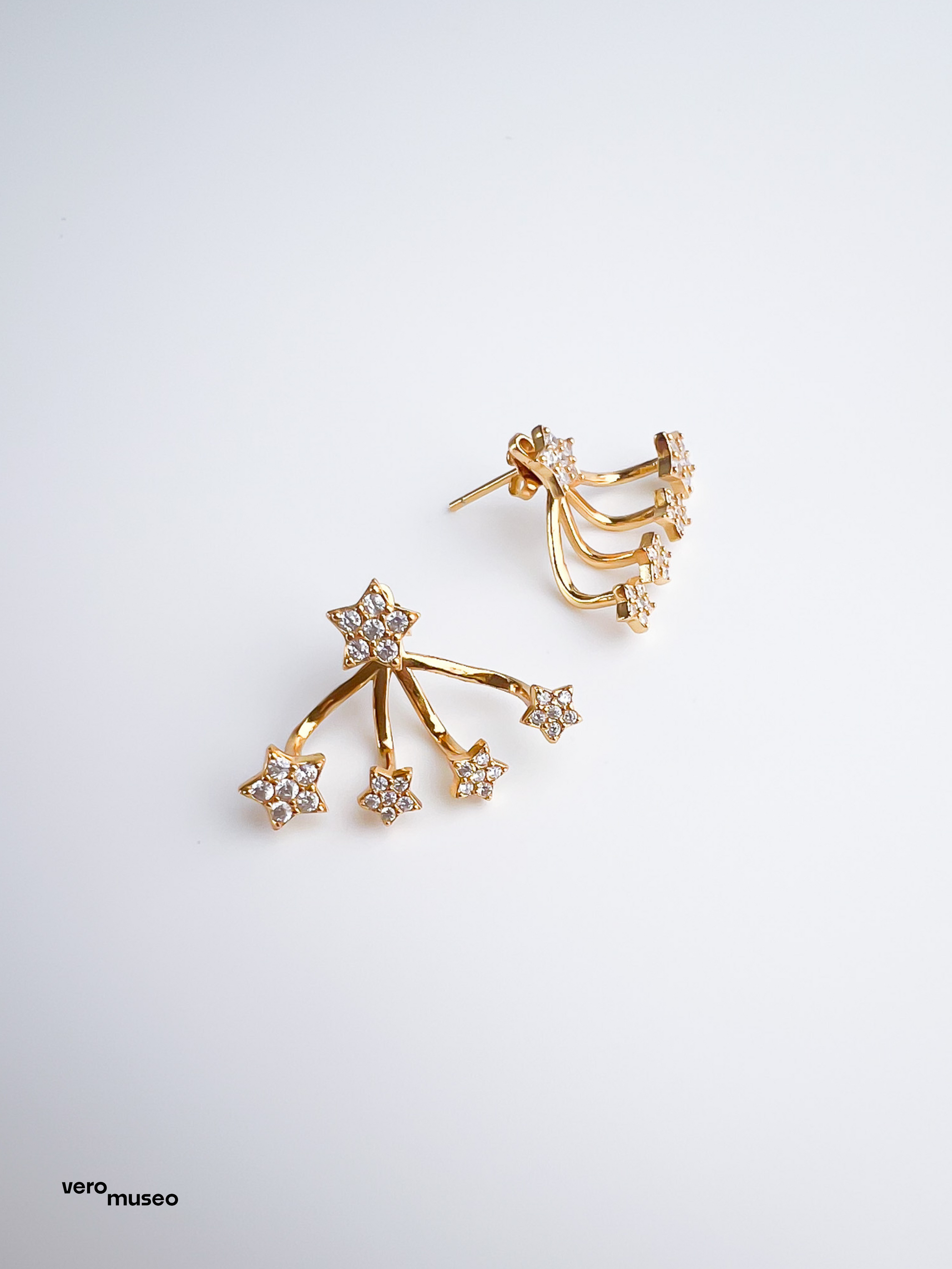STARDUST ILLUSION STUD EARRINGS