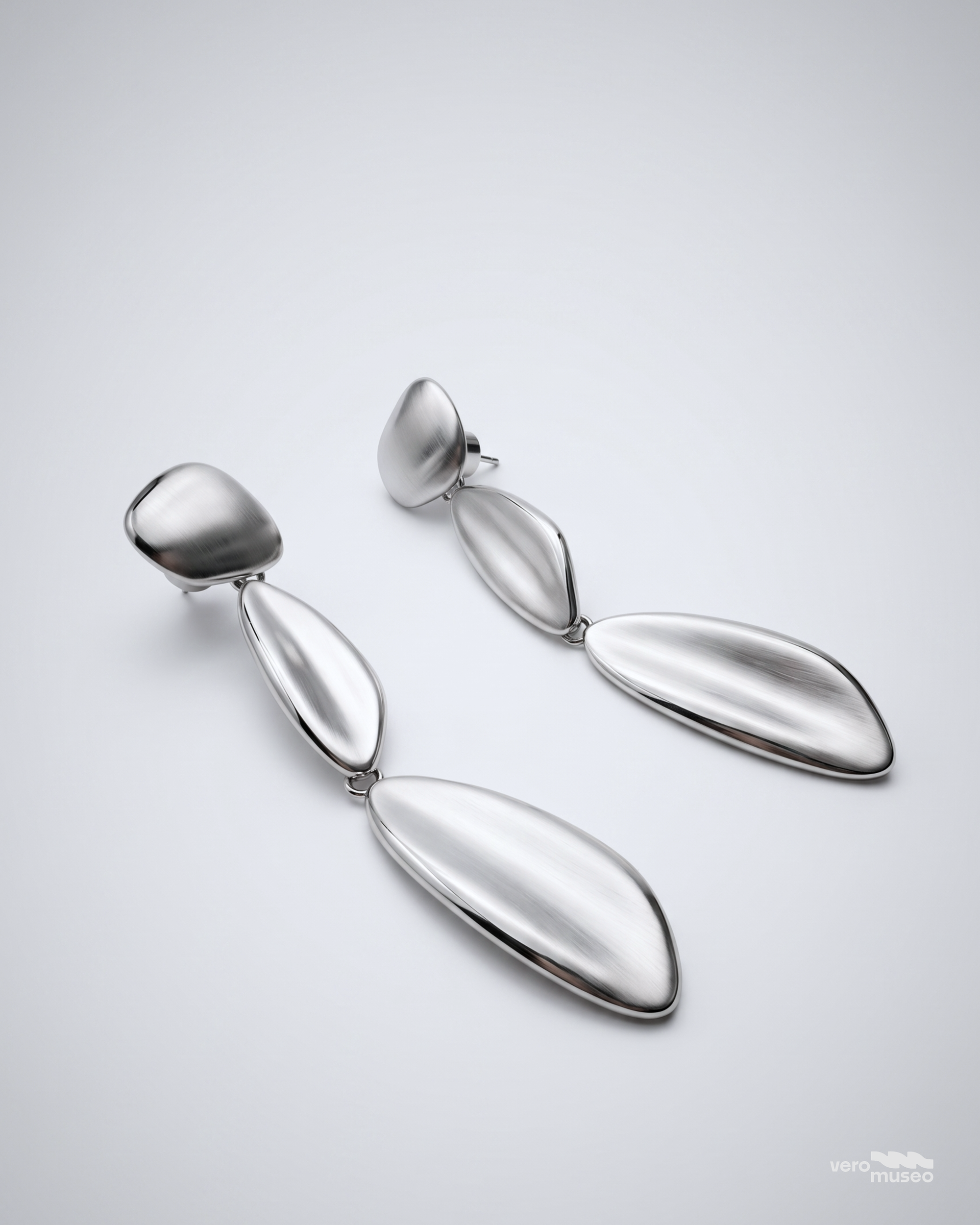 RUNE DROP STUD EARRINGS