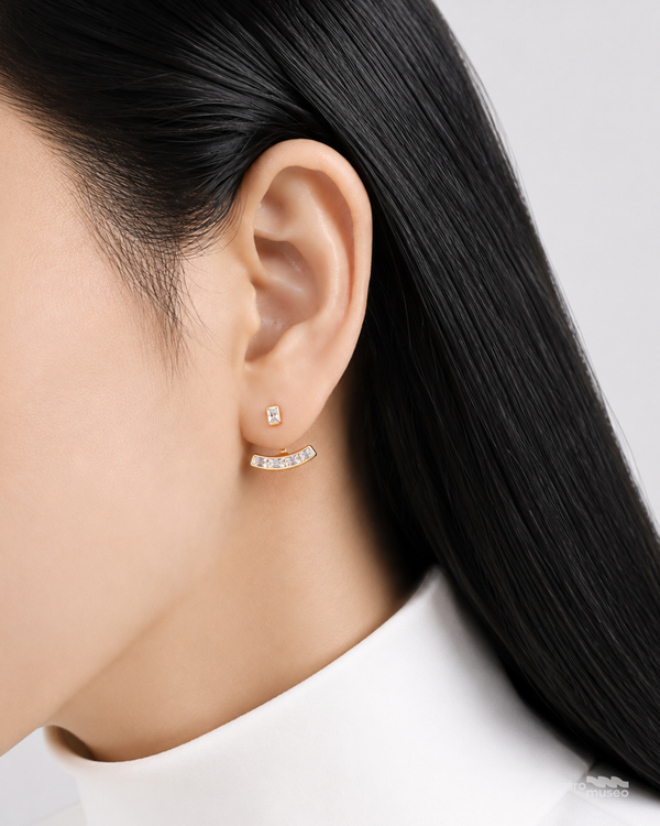 SABER ILLUSION STUD EARRINGS