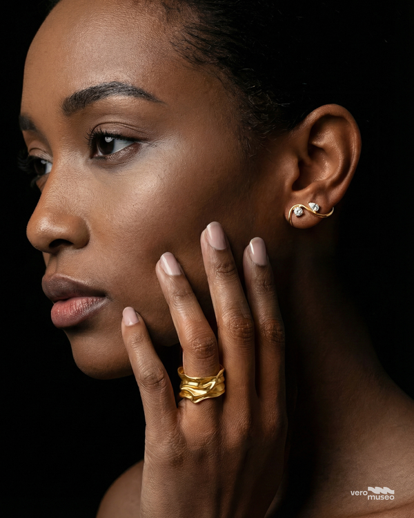 EMBERGLOW ILLUSION STUD EARRINGS