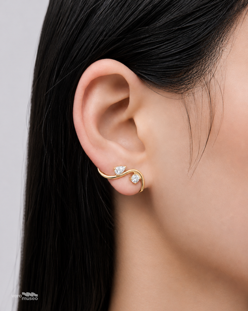 EMBERGLOW ILLUSION STUD EARRINGS