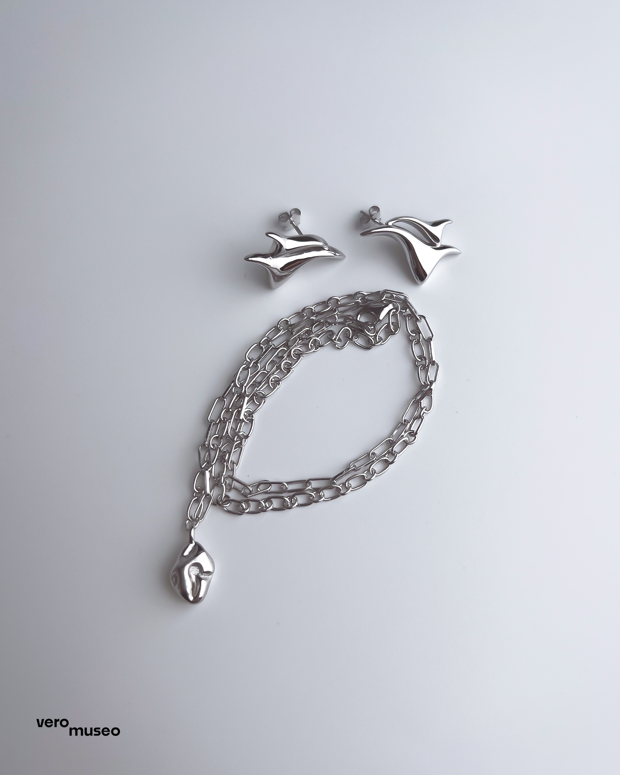 STONEMATCH CHAIN PENDANT NECKLACE