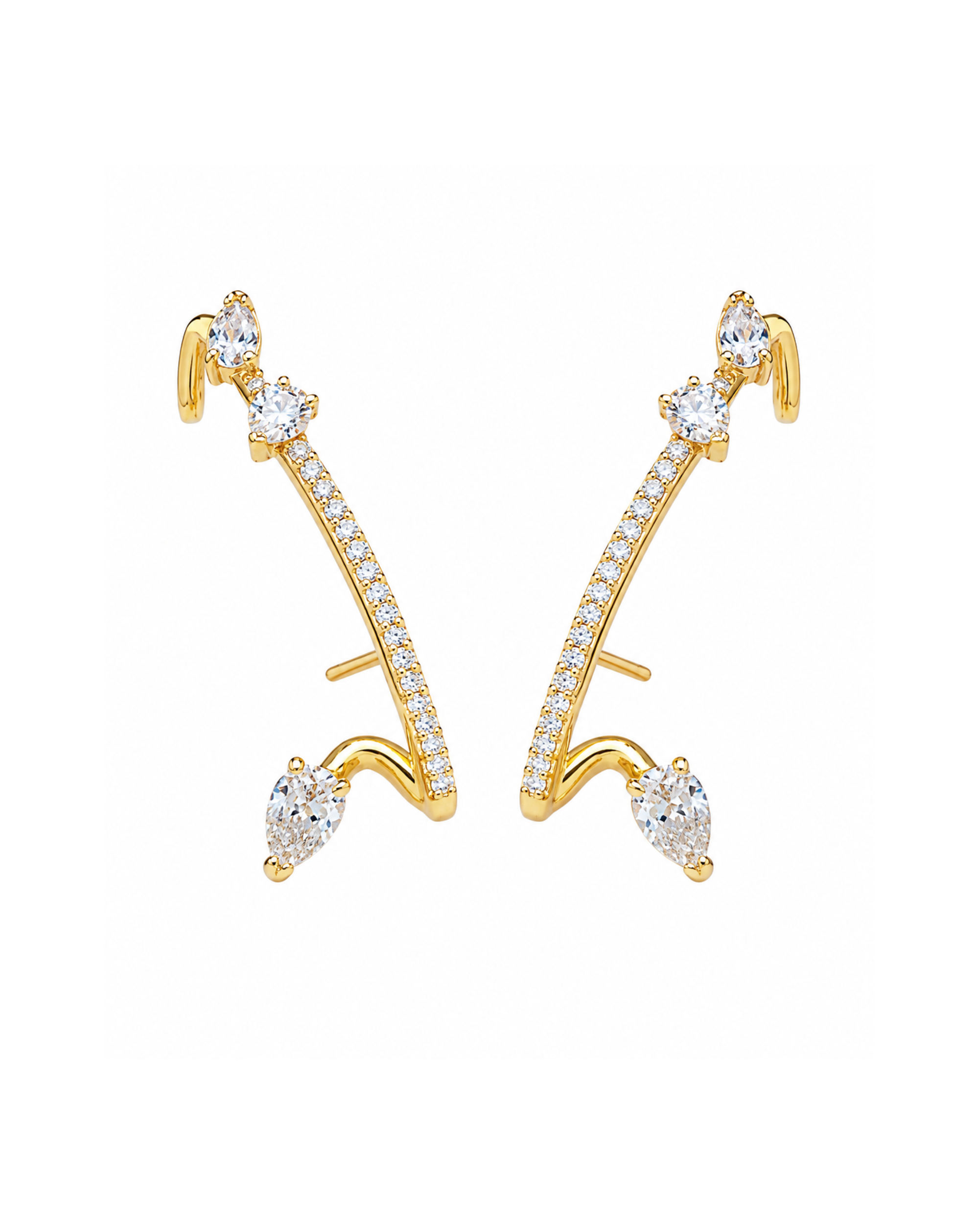 SLINGSHOT CLIMBER STUD EARRINGS