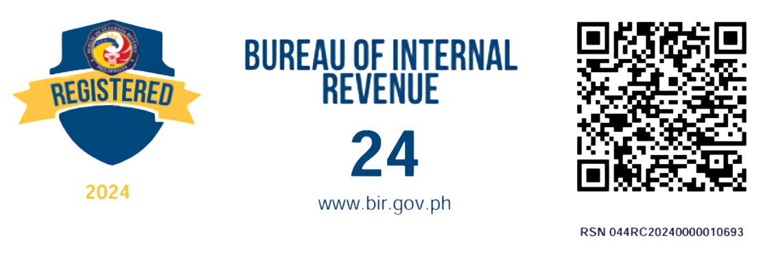 BIR Registration Seal Badge: OMONOBOX OPC