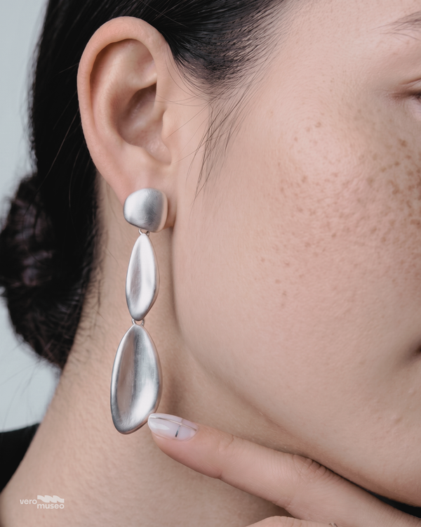 RUNE DROP STUD EARRINGS