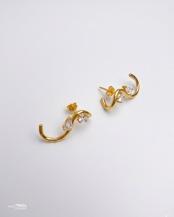 EMBERGLOW ILLUSION STUD EARRINGS