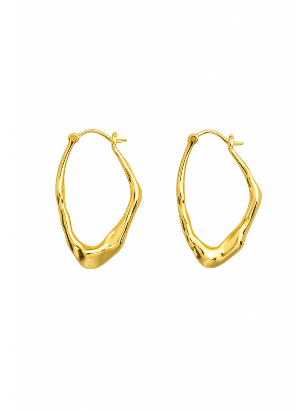 MOLTA LARGE HOOP EARRINGS