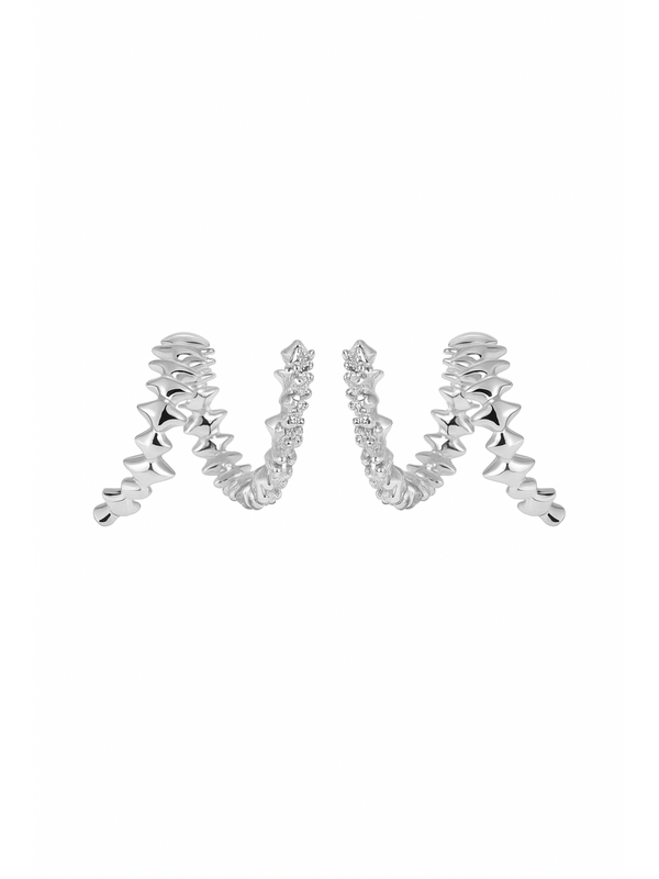 SPINEWAVE STUD EARRINGS