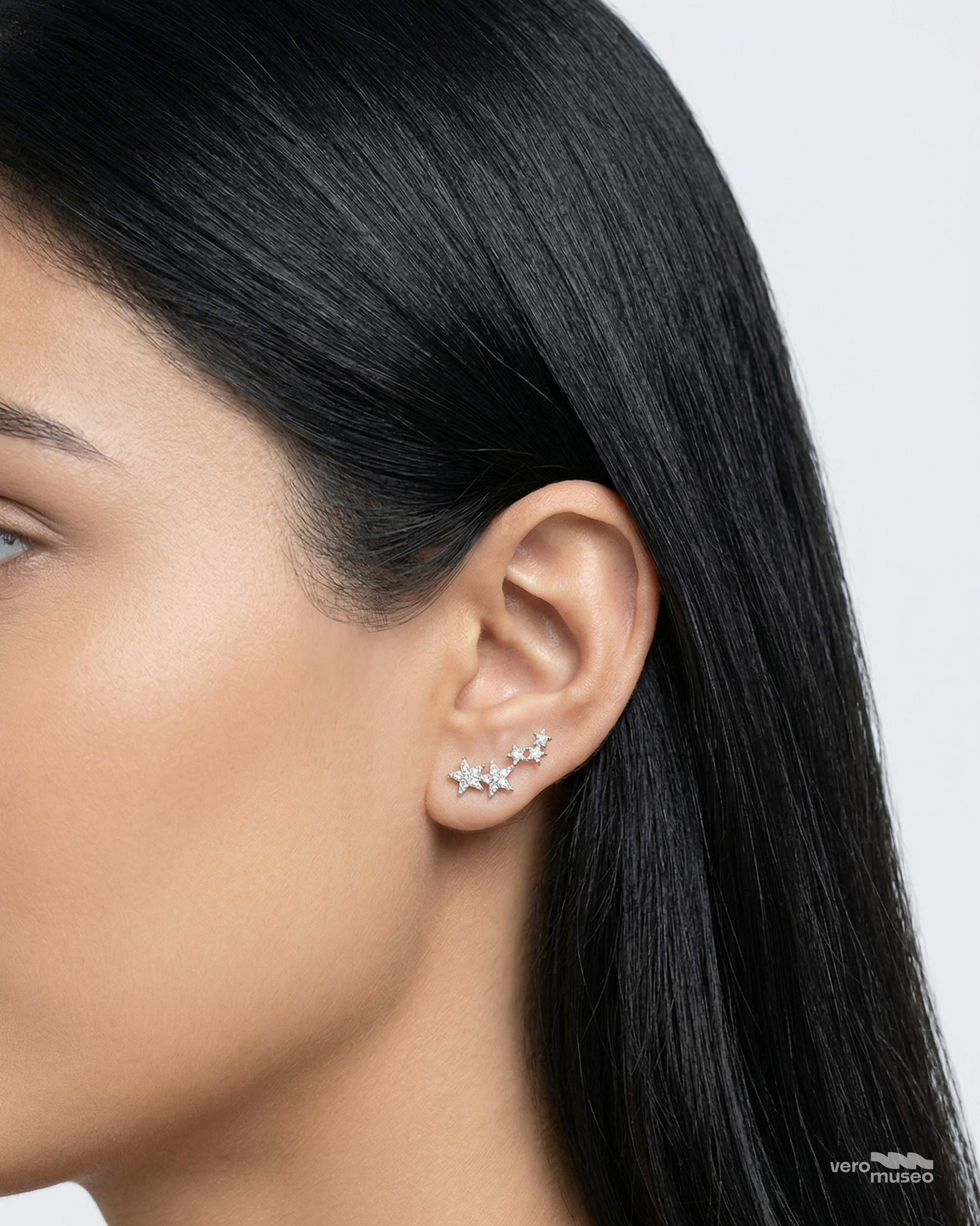 STARRIA CRAWLER STUD EARRINGS