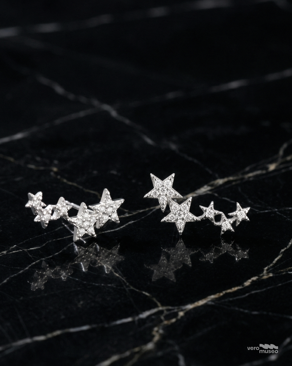 STARRIA CRAWLER STUD EARRINGS